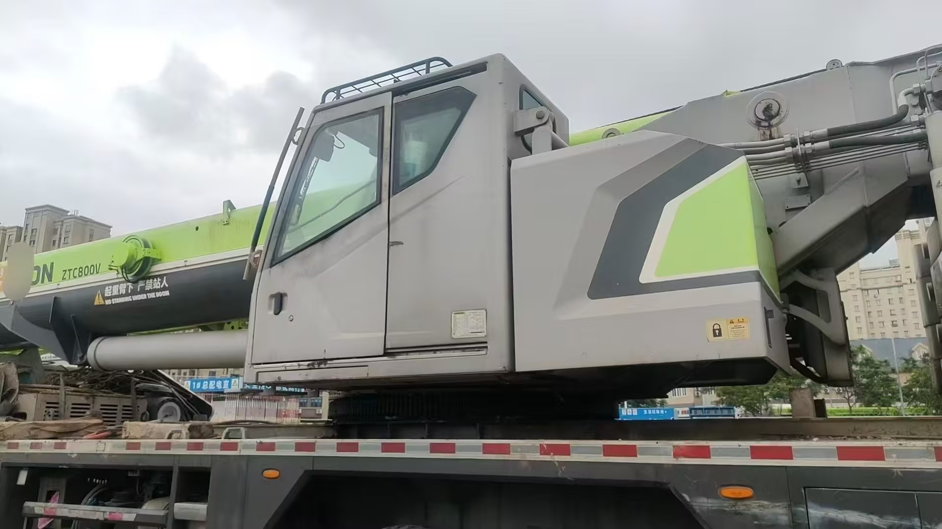 December 2019 Used ZOOMLION 80V5 80 Ton Truck Crane 2