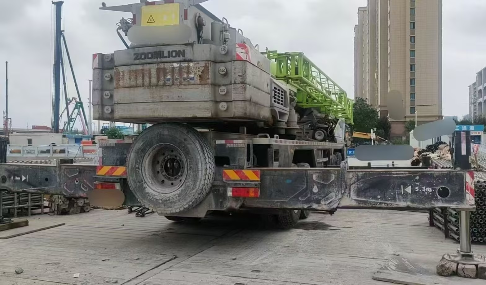 December 2019 Used ZOOMLION 80V5 80 Ton Truck Crane 3